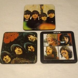 The Beatles Coaster Collection - Black, Green, Brown